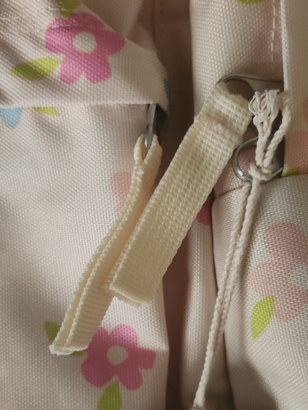 Jansport Essential 24L Backpack Flowers + Beige So Cute Hippie Floral Bookbag - Picture 6 of 9